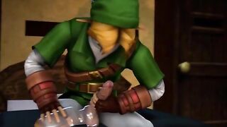 Link gets his gay ass fucked by another 3D animated Link