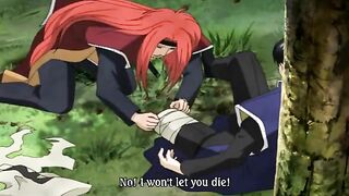Winter Cicada 2 - Gay samurai make passionate yaoi love outdoors