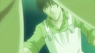 Body Wash 1 - Naughty anime nurse steals the virginity of reticent guy