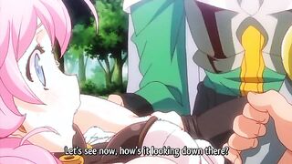 Rance Quest for Hikari 2 - Cute anime teenie fucked on park swing