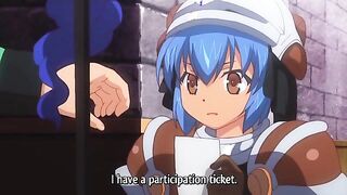 Rance Quest for Hikari 2 - Cute anime teenie fucked on park swing