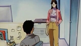 Office Affairs - Hot hentai sex with the secretary in the office bathroom