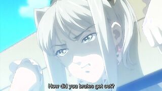 Evil king sprouts tentacles and fucks hot hentai princess