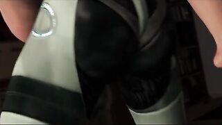 Girl gets Special delivery by android futa with huge cock