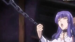 Shion 4 - Beast with tentacle powers fucks the holes of a big hentai titty slut