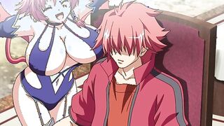Big Breasts Fantasy 2 - Hentai Harem Porn - Huge Titty Succubus Fucks