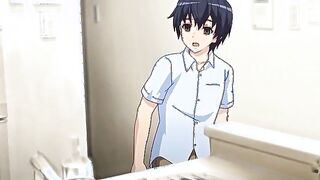 Ero Manga! 2 - Manga artist doggy bangs busty anime employee on desk