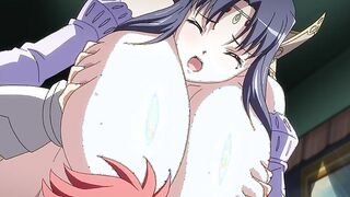 Big Breasts Fantasy 1 - Busty hentai succubus gets her first orgasm from human cock