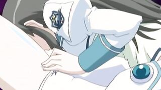 Jiburiru: The Devil Angel 2 ep4 - Horny angel is DPed by demon tentacles while hentai lesb