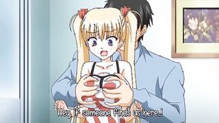 Demon Father Rebuild 1 - Blonde babe fucked in her hentai asshole