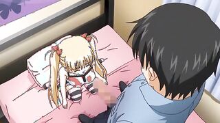 Demon Father Rebuild 1 - Blonde babe fucked in her hentai asshole