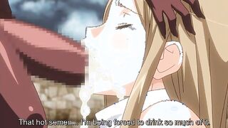 Kuroinu 2 - Plundering goblins take the virginity of tied up nuns