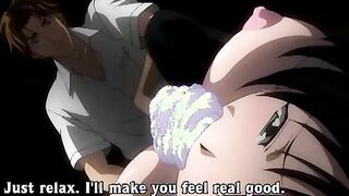 Secret Face of My Wife - Busty anime milf in lingerie satisfies her husband