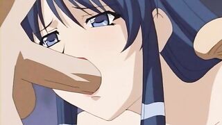 Hot For Teacher 2 - Cute hentai teacher gets pissed on after dirty video taped gangbang