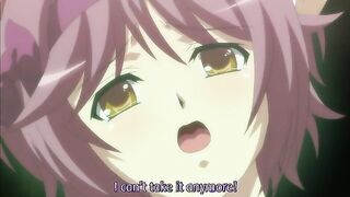 Inyouchuu Etsu 2 - Demonic creature tentacle bangs hentai catgirl until she bears his demo