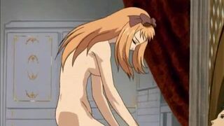 Sin of Desire and Disgrace 2 - Hentai maids in yuri threesome with toys