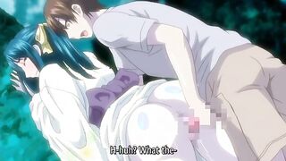 Milady is Obsessed with Sex 1 - Curvy hentai princess in swimsuit has her butler fuck her