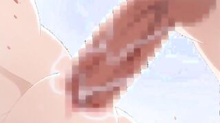 Mankitsu Happening 2 - Three busty hentai teens get fucked at once in harem groupsex