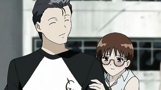 Tied up anime sex slave gets her mouth fucked and throat used