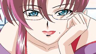 House of Five Lusts 2 - Busty hentai sister is tied up, blindfolded and pisses outdoors