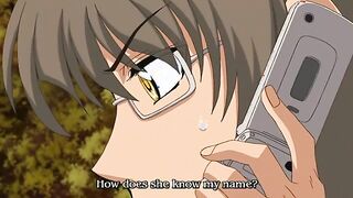 House of Five Lusts 2 - Busty hentai sister is tied up, blindfolded and pisses outdoors