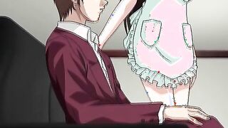Heartwork 3 - Busty hentai teacher gets fucked while tied up and held at gunpoint