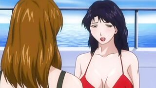 Insatiable 2 - Dirty cheating housewives gets gangbanged on a pleasure boat by hentai perv