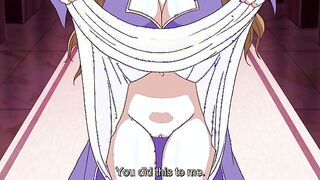 Vampire 2 - Huge titty hentai vampire and virgin friend have busty threesome