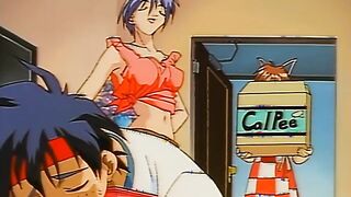 Pia Carrot 2 ep1 - Hero saves sexy redheaded anime girl and fucks her on the beach
