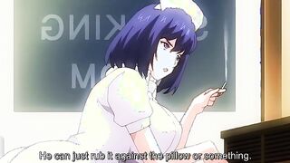 Semen Extraction Ward 1 - Busty Nurse gives handjob to horny patient