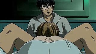 Lusty anime nurses team up to gang fuck patient