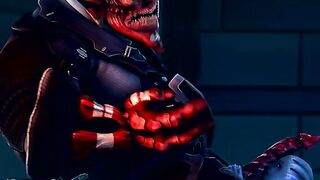 Blue Star 3 - Mass effect Liara T'Soni loves the cock of a huge dicked monster
