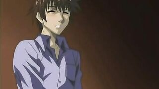 Milf Mansion 1 - Guy spies on two hentai milfs while they vigorously lick pussy
