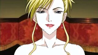 Milf Mansion 1 - Guy spies on two hentai milfs while they vigorously lick pussy