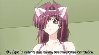 Home Tutor Lady 2 - Busty virgin teacher with cute cat ears gets fucked