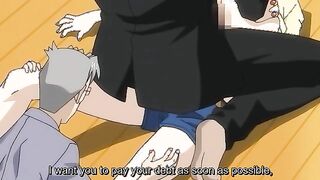 Exploding Tits Bomb 2 - Busty redheaded wife gets her holes fucked by dirty old hentai men