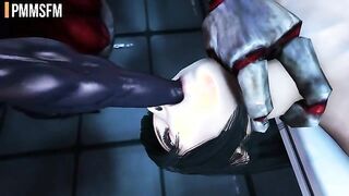 Tifa Lockhart is taken and fucked by big dicked muscular monster