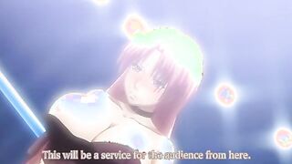 Fighting of Ecstasy 1 - Redhead with huge hentai tits gets defeated in sexual combat