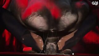 Regenarator dominates Claire's pussy with his dirty monster dick