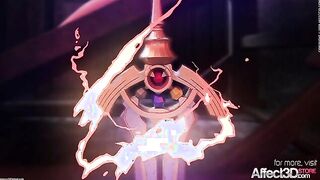 Fantasy animation with dirty witch getting fucked by minotaur