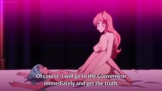 Hot lesbian babes fight in bed before turning in to weapons of destruction