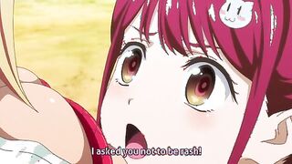 Hot anime babes are tied up and then whipped mercilessly by mean slut