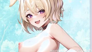 Playful Cute Girl Ruka Loves To Play With Master - Aeons echo game