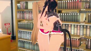 Kuroka & Irina Lesbian Sex | HS DXD NTR Madness 6 | Full Movie on Patreon Fantasyking3