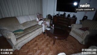 The living room nerd turns out to be a nymphomaniac - LilMilk