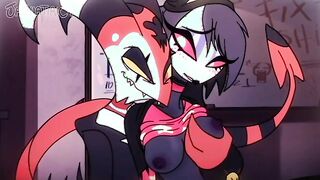 Blitzo fucking stepdaughter Octavia Helluva Boss