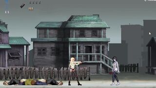 Two Aliens Getting In The Mouth and Bugs of This 2D Blonde Game for Parassite in City Part 2