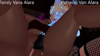 Slutty lesbians squirt in the back of a movie theater