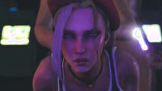 Cammy getting fucked at arcade