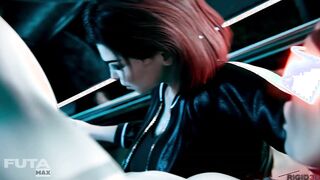MASS EFFECT FUTANARI COMPILATION - Buff Futa Shepard Pounding Blue Asari Slut! Rigid3D
